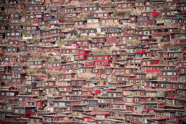 Casas Coloridas Ciudad Nepal — Foto de Stock