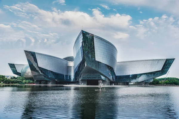 Modernes Gebäude Der Stadt China — Stockfoto