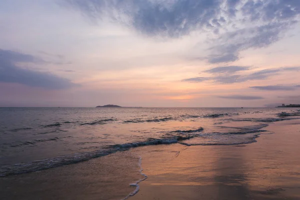 Hermoso Atardecer Sobre Mar — Foto de Stock