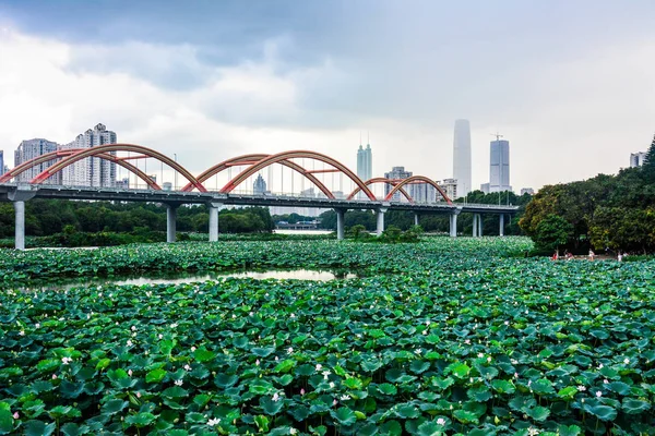 Ciudad Del Edificio Más Famoso Del Parque — Foto de Stock