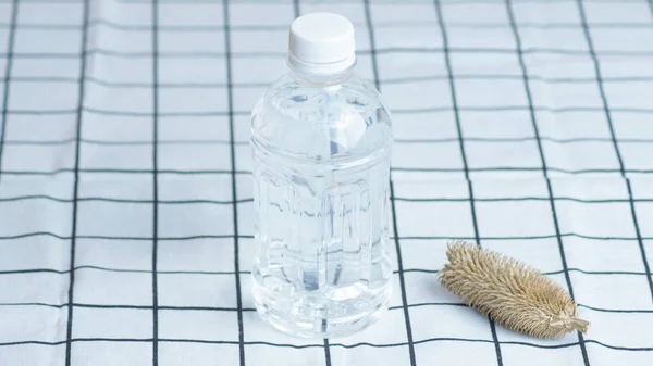 Şişesi Bir Bardak Temiz Temizlik — Stok fotoğraf