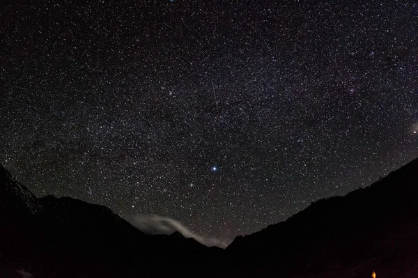 Cielo Noche Con Forma Suave Concepto Viaje — Foto de Stock
