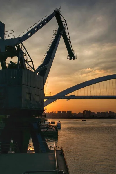 picturesque view of industrial scene