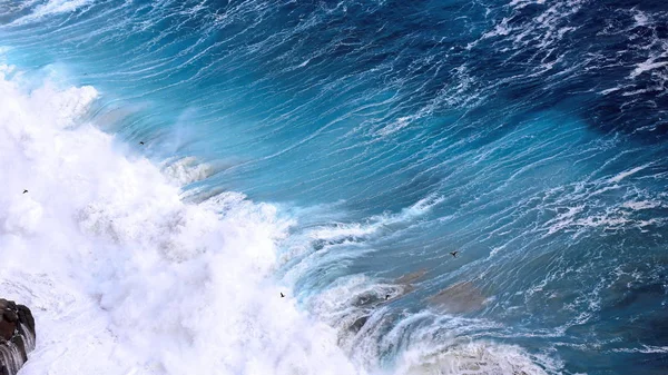 Wellen Krachen Auf Das Meer — Stockfoto