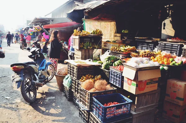 Mercado Ciudad Hoi Vietnam — Foto de Stock