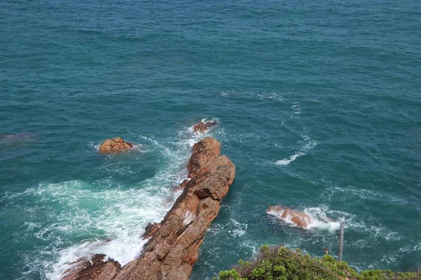 Vista Mar Superficie Agua Mar Olas — Foto de Stock