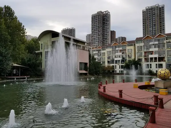 Parque Ciudad Madrid — Foto de Stock