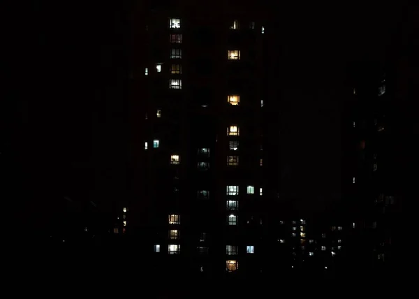 Cielo Nocturno Con Luces — Foto de Stock