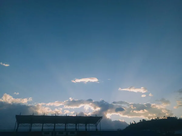 Vista Del Hermoso Paisaje Atardecer — Foto de Stock