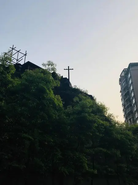 Iglesia Cristo Salvador Ciudad Barcelona — Foto de Stock