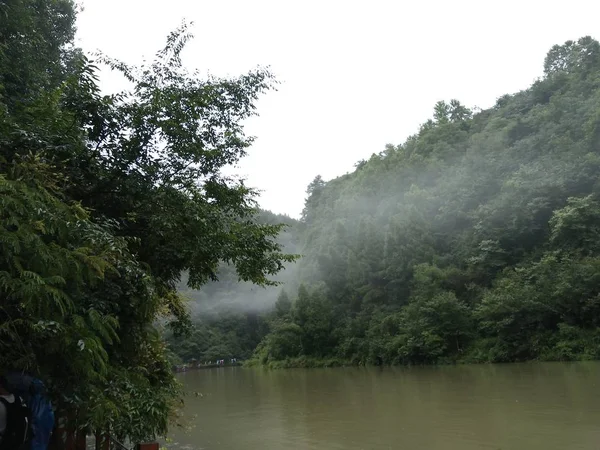 Río Rural Vista Naturaleza — Foto de Stock