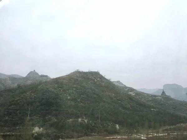 美丽的山风光 自然背景 — 图库照片