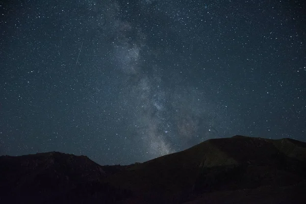 Galaxia Vía Láctea Cielo Nocturno — Foto de Stock