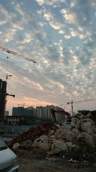 picturesque view of industrial scene