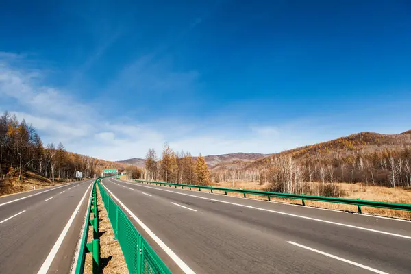 Autostrada Montagna — Foto Stock