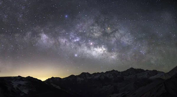 Vista Nocturna Del Cielo Con Estrellas — Foto de Stock