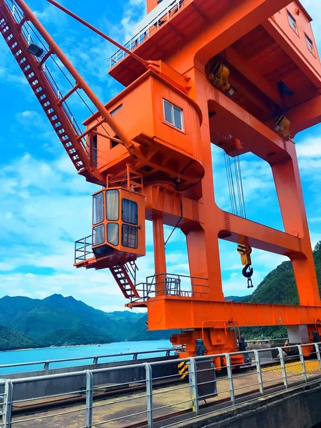 picturesque view of industrial scene