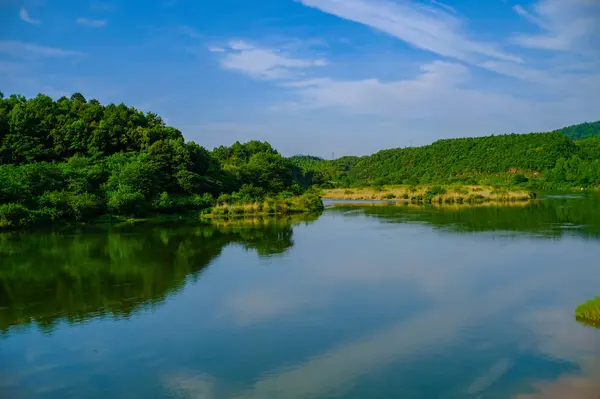 Countryside River Nature View — Stock Photo, Image