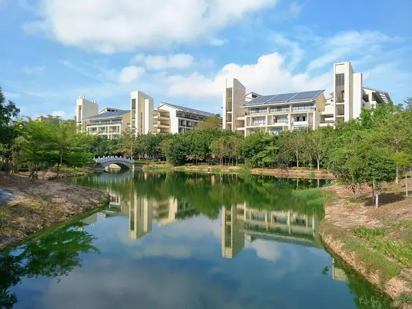 Hermosa Vista Del Parque Ciudad — Foto de Stock