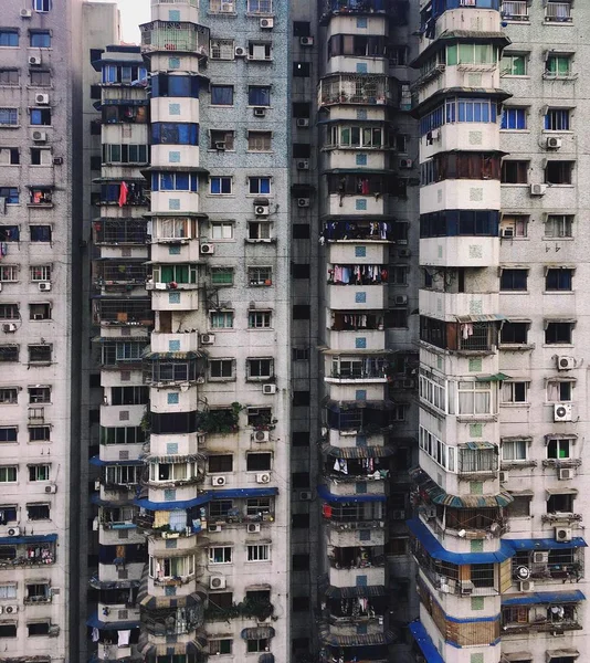 Grandes Edificios Ciudad Arquitectura Hong Kong — Foto de Stock