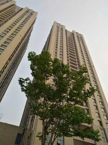 Высокие Здания Гонконге — стоковое фото