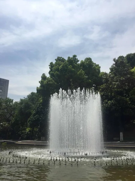 Hermosa Vista Del Parque Ciudad — Foto de Stock