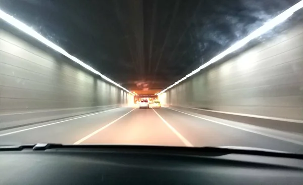 Тунель Розмивання Руху Місті — стокове фото