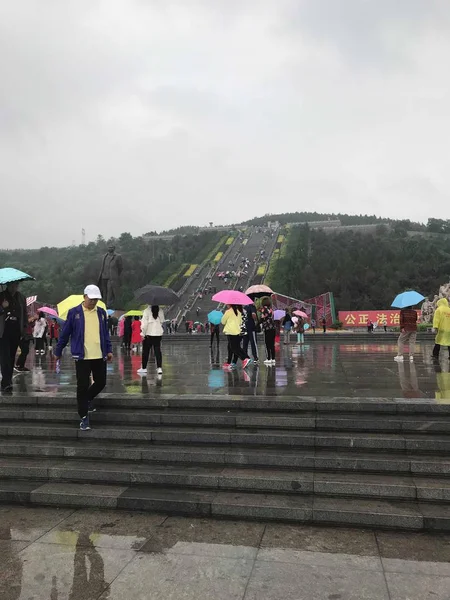 Ciudad Los Turistas Más Famosos Del Parque — Foto de Stock