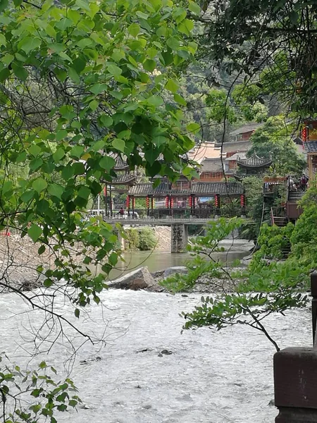 stock image japanese garden in the city of china