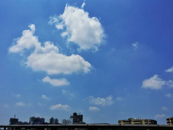 Cielo Con Nubes Clima Nublado — Foto de Stock
