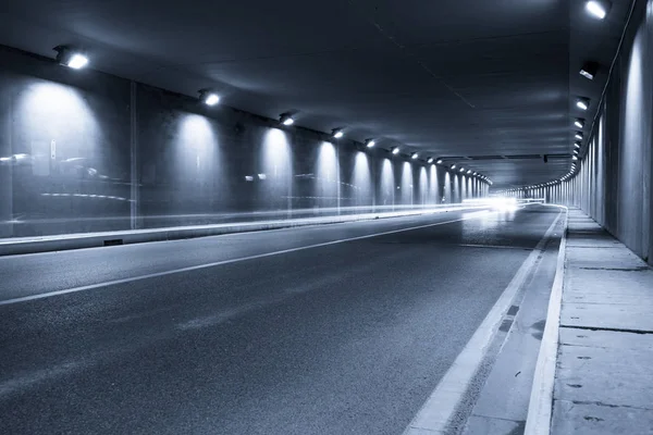 Traffic Light Trails Highway — Stock Photo, Image