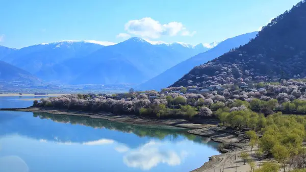 Vista Las Montañas Lago — Foto de Stock