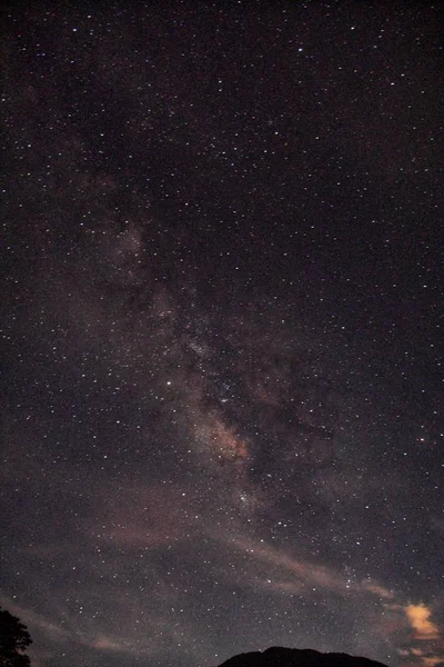 Hermoso Cielo Estrellado Noche — Foto de Stock