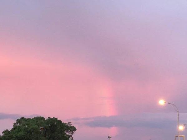 Puesta Sol Mar — Foto de Stock