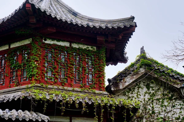 Antigua Pagoda Estilo Chino Ciudad Beijing — Foto de Stock