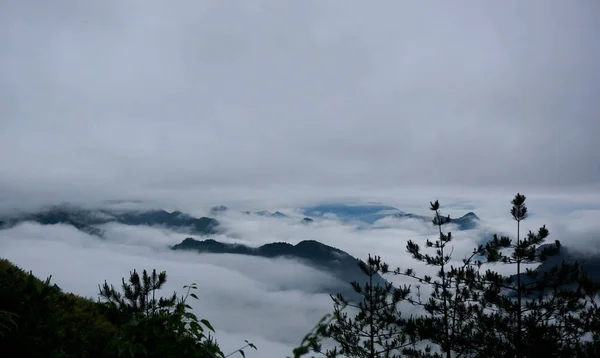 Nubes Cielo Las Montañas — Foto de Stock