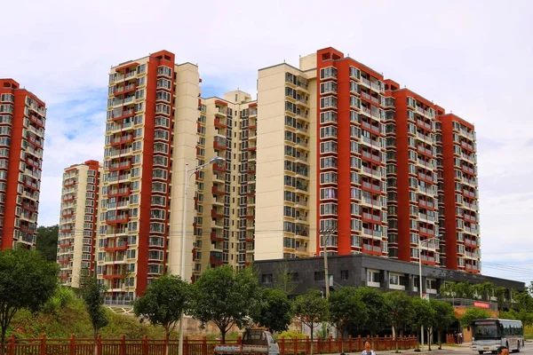 Moderno Edificio Residencial Ciudad — Foto de Stock