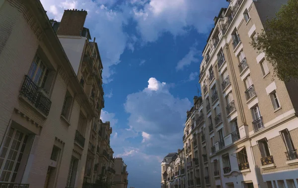 Vista Sobre Vida Ciudad Fondo — Foto de Stock