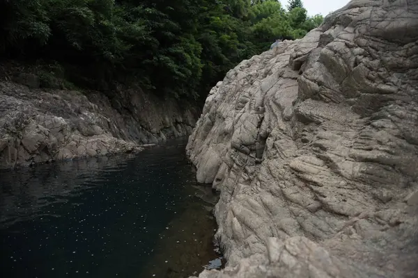 Una Vista Del Río Las Montañas — Foto de Stock