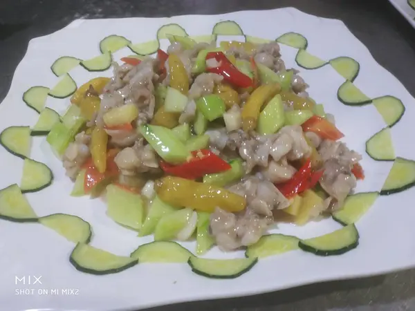 Vista Cerca Deliciosa Ensalada Con Verduras — Foto de Stock