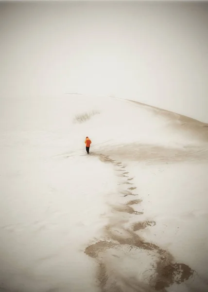 Paisaje Invernal Con Nieve Hielo — Foto de Stock