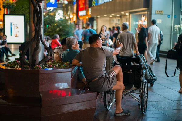 Gente Mercado Ciudad — Foto de Stock