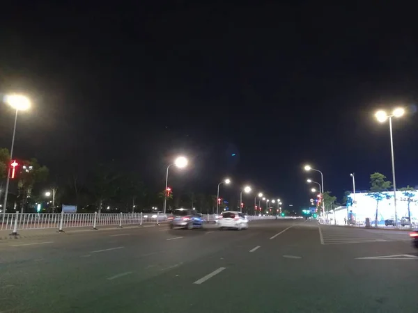 Hermosa Vista Nocturna Ciudad — Foto de Stock