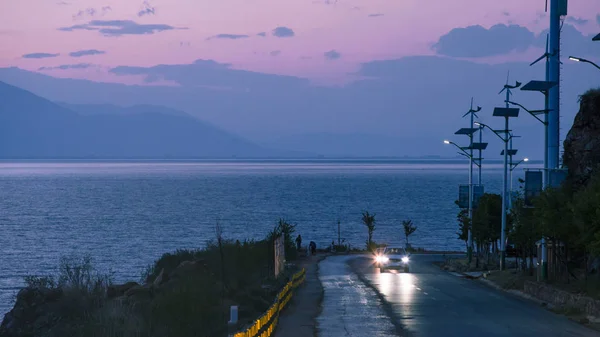 Vista Bahía Trieste Italia — Foto de Stock