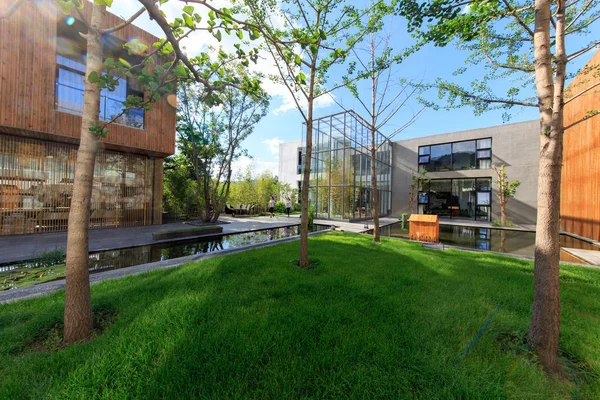 Edificio Moderno Ciudad — Foto de Stock