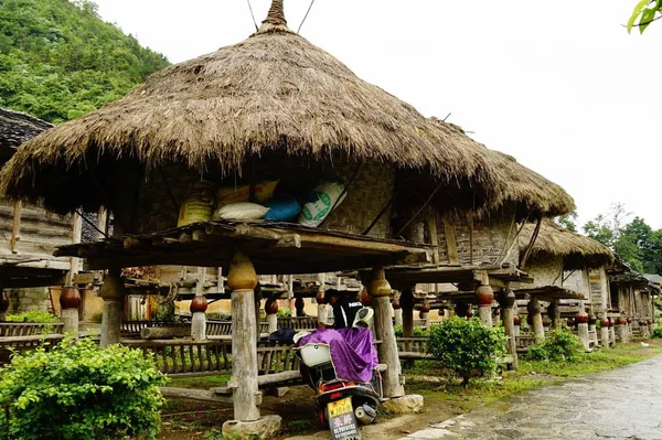 Cabaña Tailandesa Tradicional Pueblo — Foto de Stock