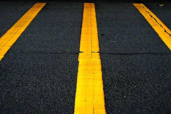 Tráfico Amarillo Carretera — Foto de Stock