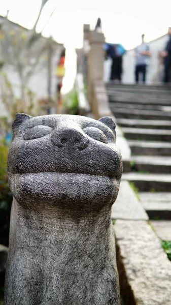 Escultura Piedra Ciudad Peste — Foto de Stock