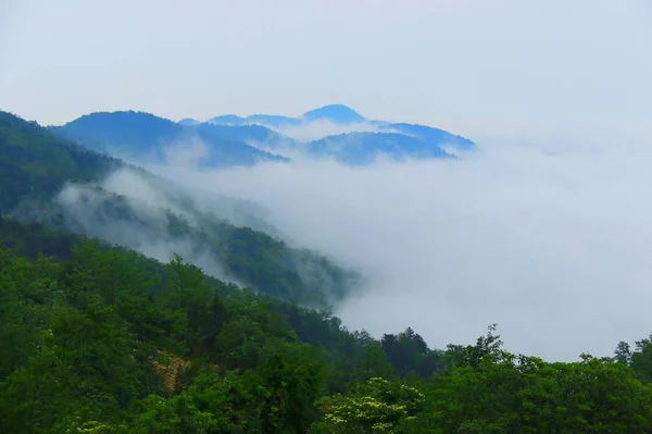 Vista Las Montañas Del Cáucaso — Foto de Stock