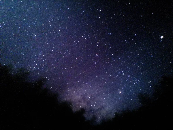 Galaxia Vía Láctea Cielo Estrellas — Foto de Stock